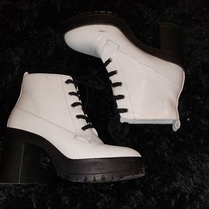 Block Heel Combat Boots | Forever 21